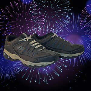Skechers Men After Burn Memory Fit 50125 Black Athletic Shoes Sneakers Sz 10.5